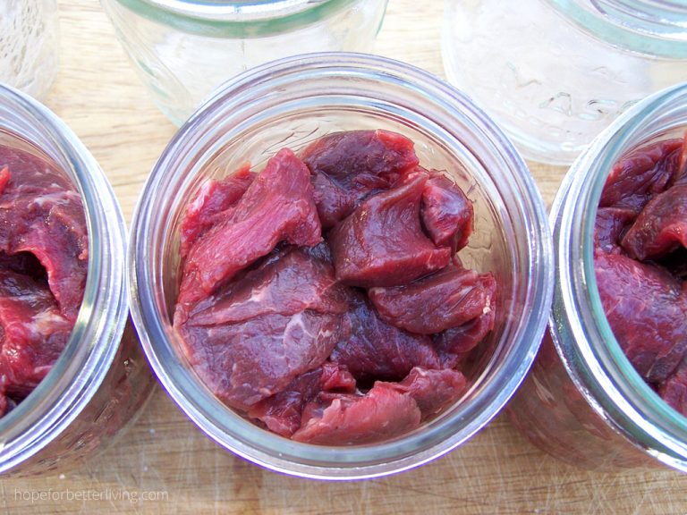Put up stew meat for a quick, go-to meat source!