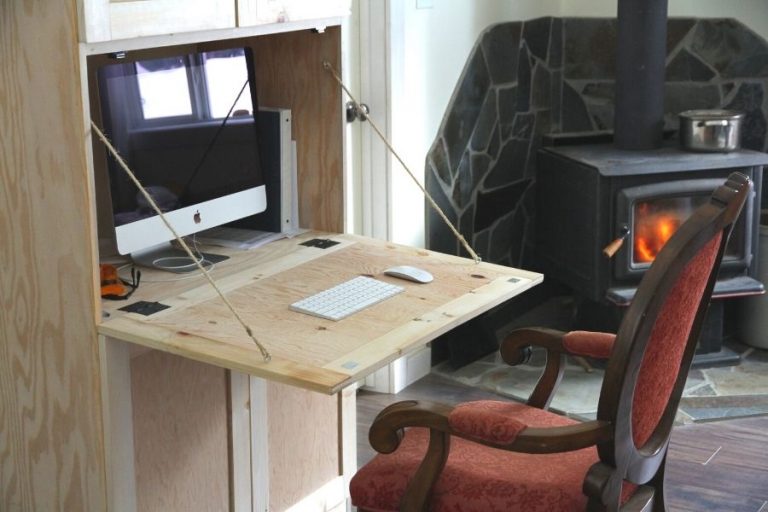 DIY Computer Cabinet with Doors