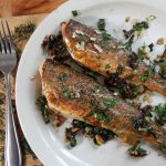 easy fried trout recipe in cast iron skillet