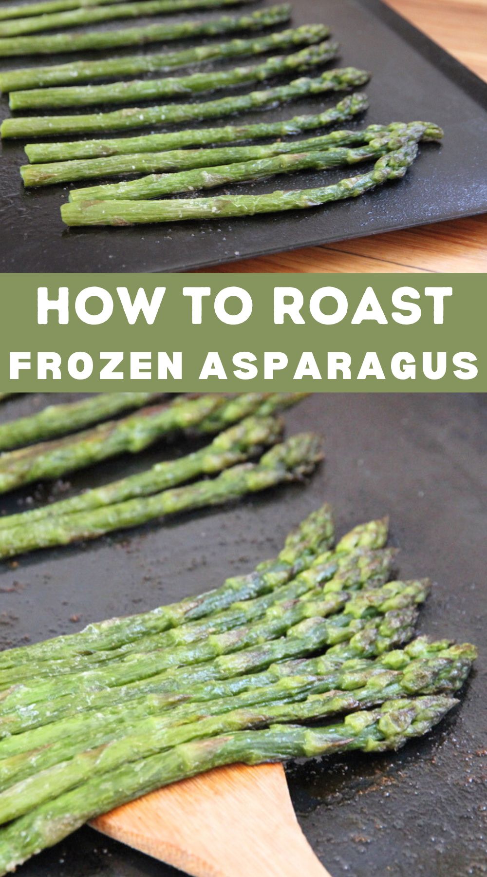Learn how to roast frozen asparagus for a tasty side dish.